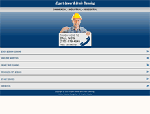 Tablet Screenshot of expertseweranddrainllc.com